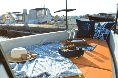 THE FRONT DECK IS A VERSTILE PACKAGE